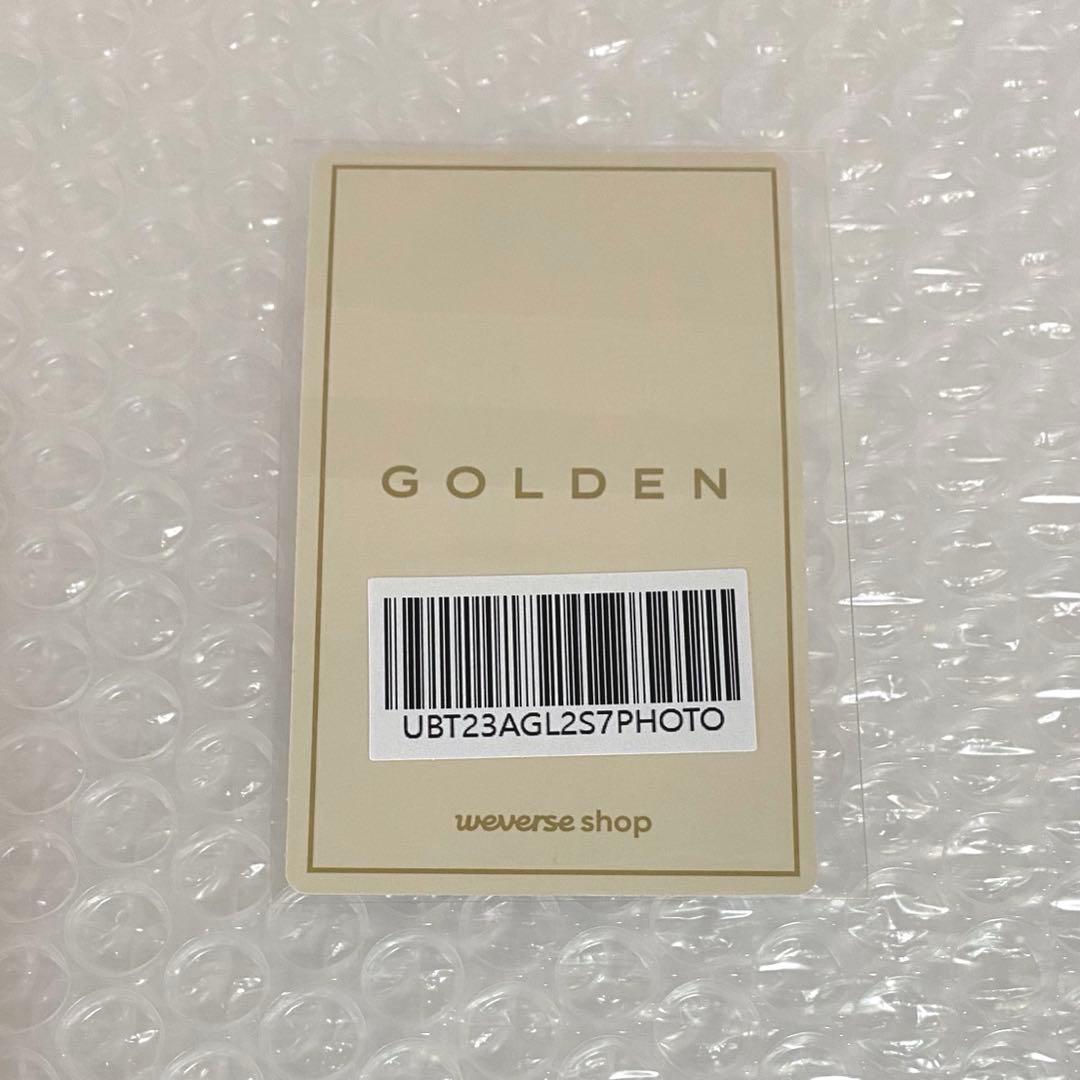 JUNG KOOK GOLDEN weverse特典 トレカ グク ラキドロ ①