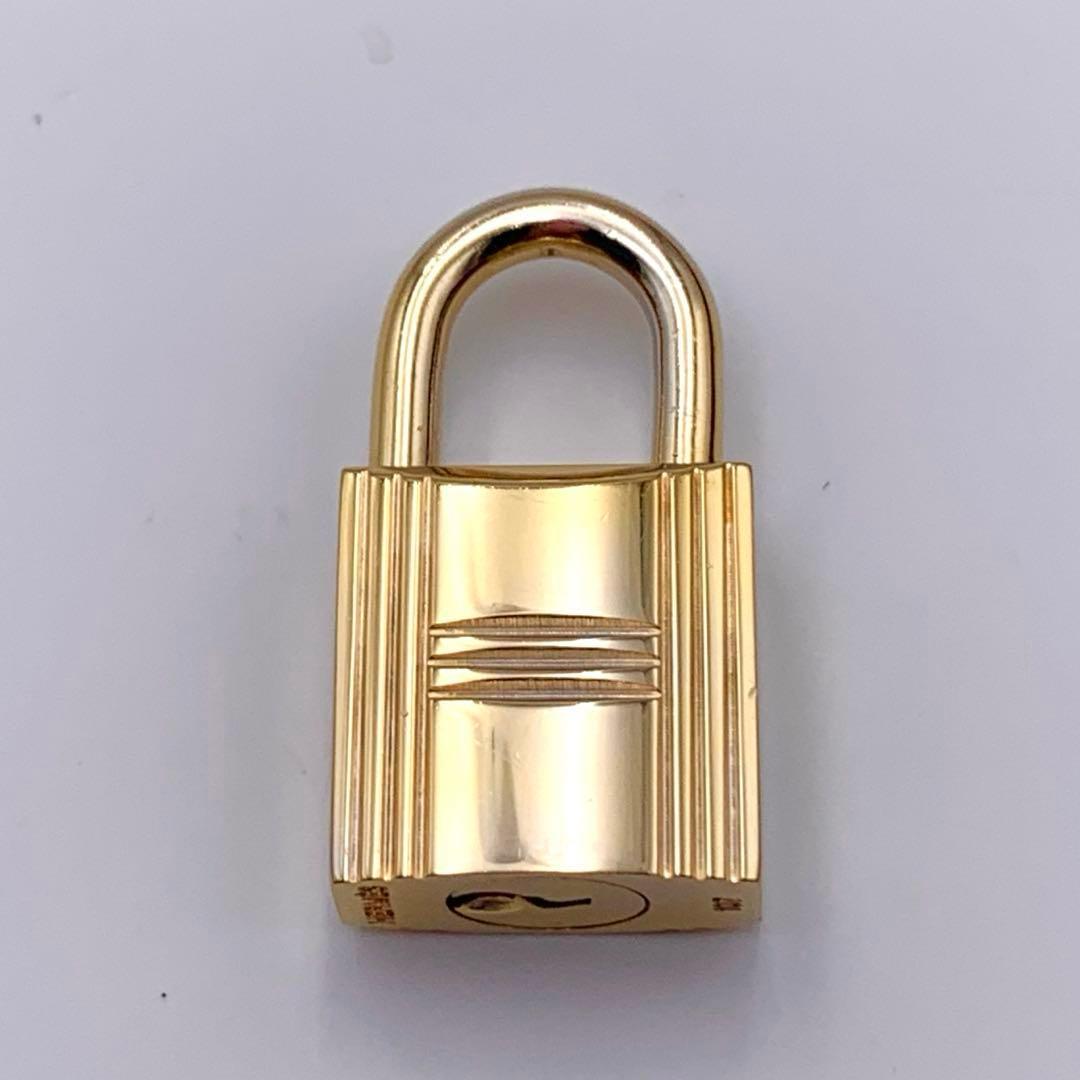 HERMES エルメス カデナ　24Kメッキ　No.107　107番　鍵付き