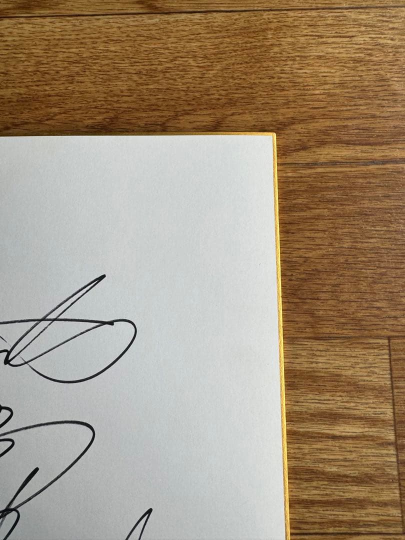 読売ジャイアンツ　高橋由伸選手　直筆サイン色紙