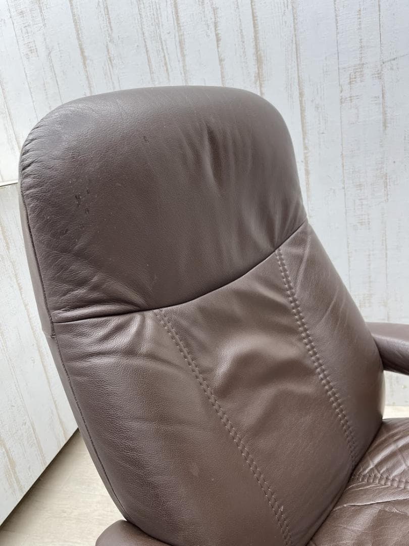 EKORNES ストレスレスチェア 本革 オットマン リクライニングソファ