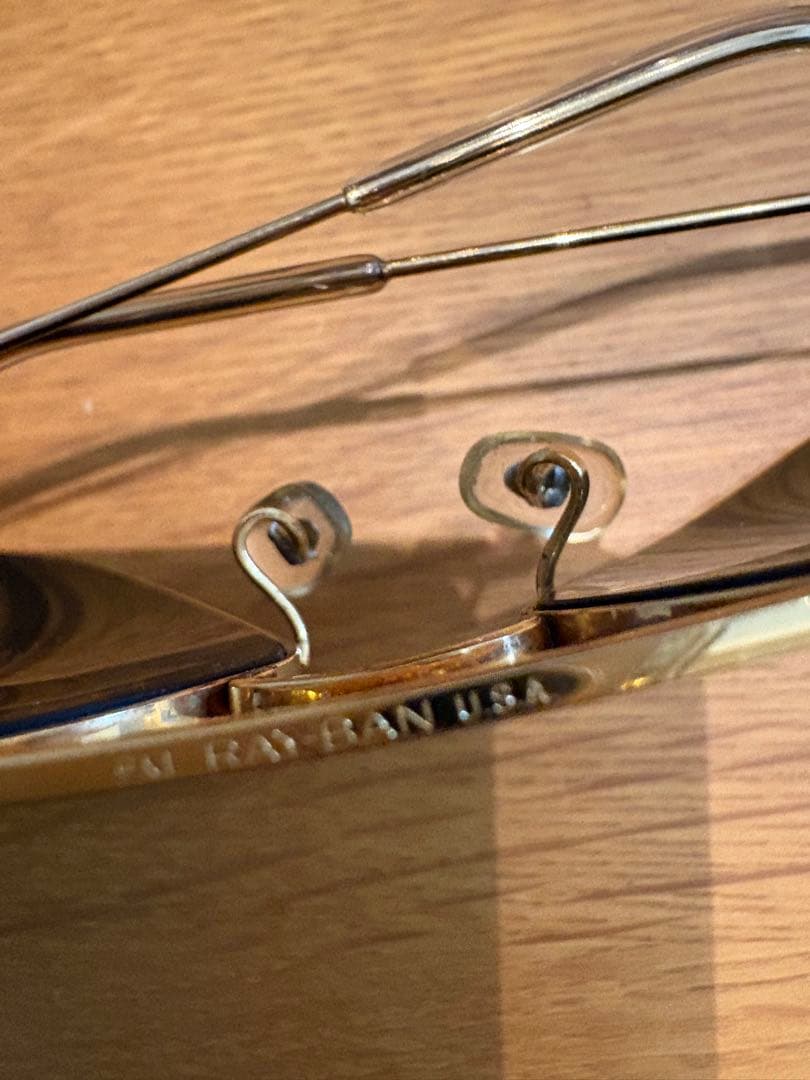 廃盤　B&L Ray-Ban Aviator サングラス ミラーレンズ 62mm