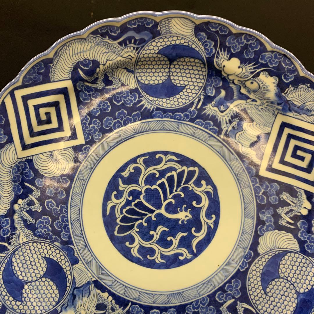 【厄除招福】　伝説の霊獣・神獣　鳳凰と龍・巴紋と稲妻紋　50cm