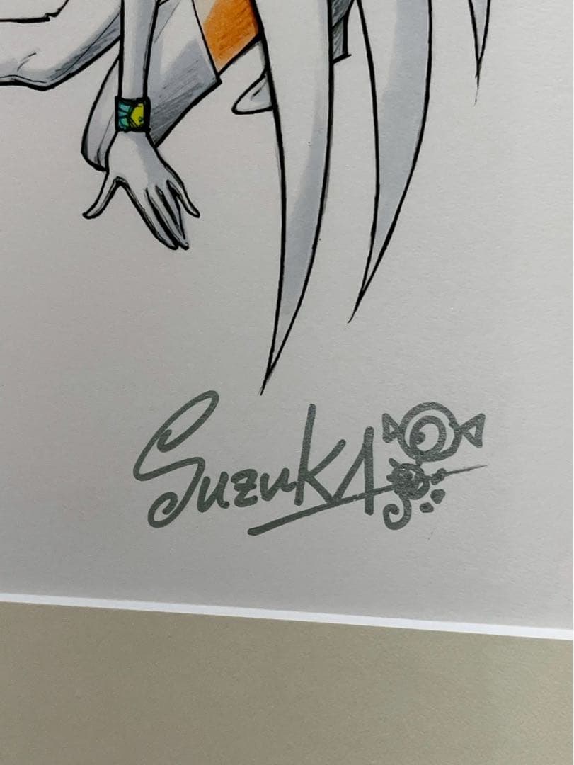 【真作保証】吉田すずか ガッチャマン 白鳥のジュン ジークレー 直筆サイン