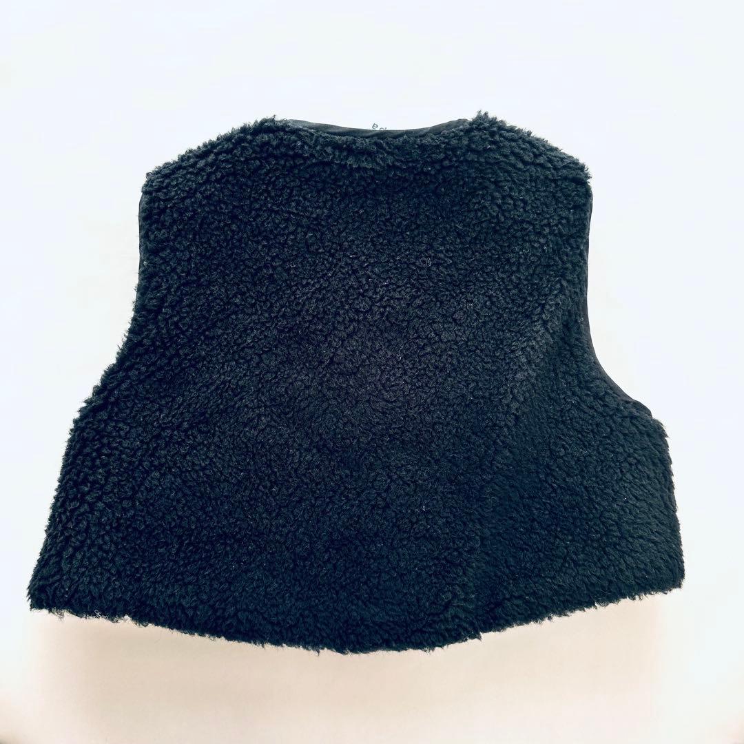 epa リバーシブル ショートベスト ボア キルティング