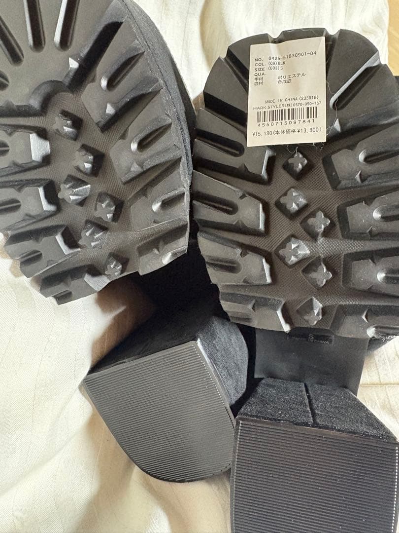 EMODA　スクエアフィットロングブーツ　small