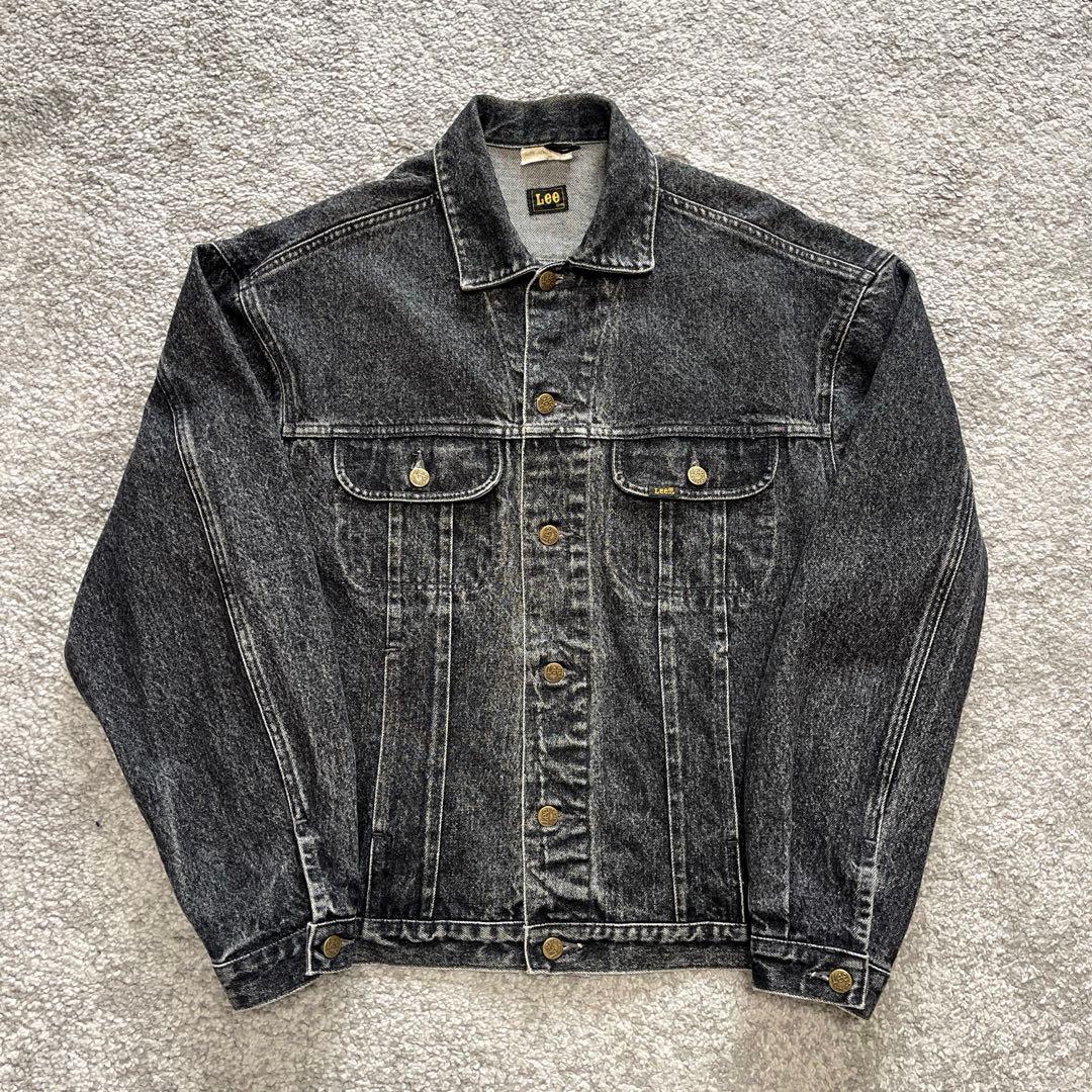 【希少】Lee デニムジャケット101-J 90s 先染めブラック