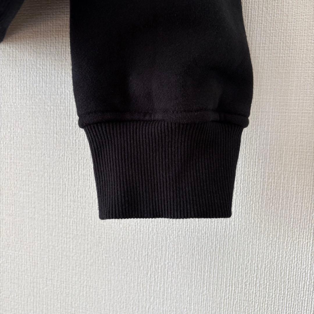 24AW ダブルスタンダードクロージング グラフィック裏毛パーカー ベアー 黒