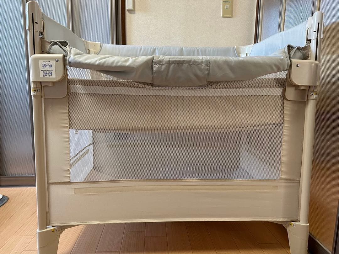 アップリカ ベビーベッド ココネルエアーAB ホワイトグレーWH