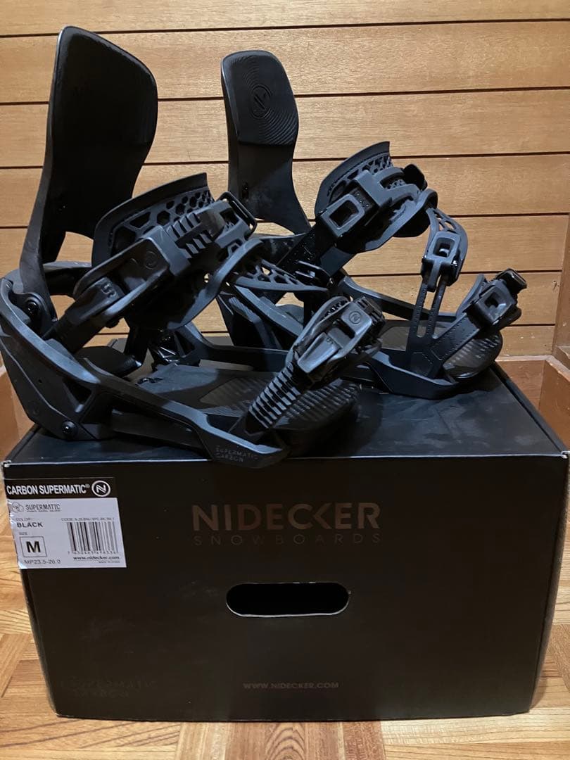 【最終値下げ】Nidecker Carbon Supermatic M ブラック