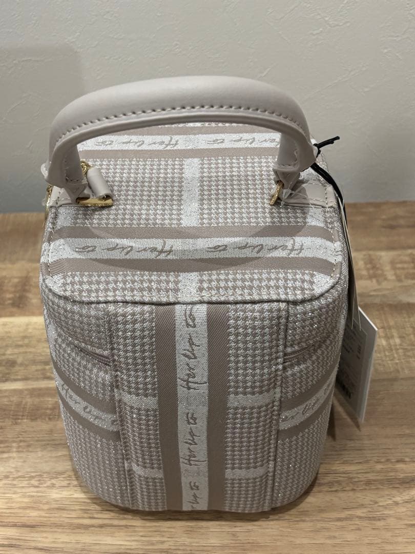 Herlipto Jacquard Vanity Bag バニティバッグ　ピンク