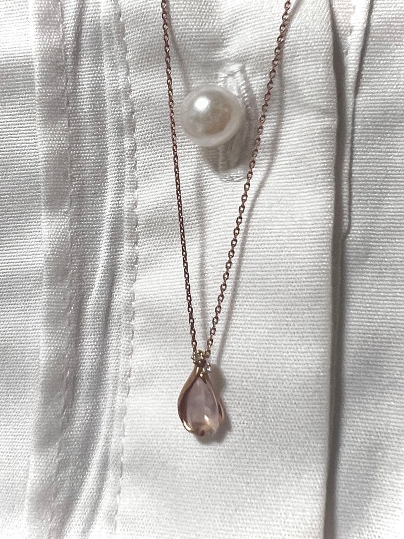 STAR JEWELRY SAKURA K10PPG ネックレス