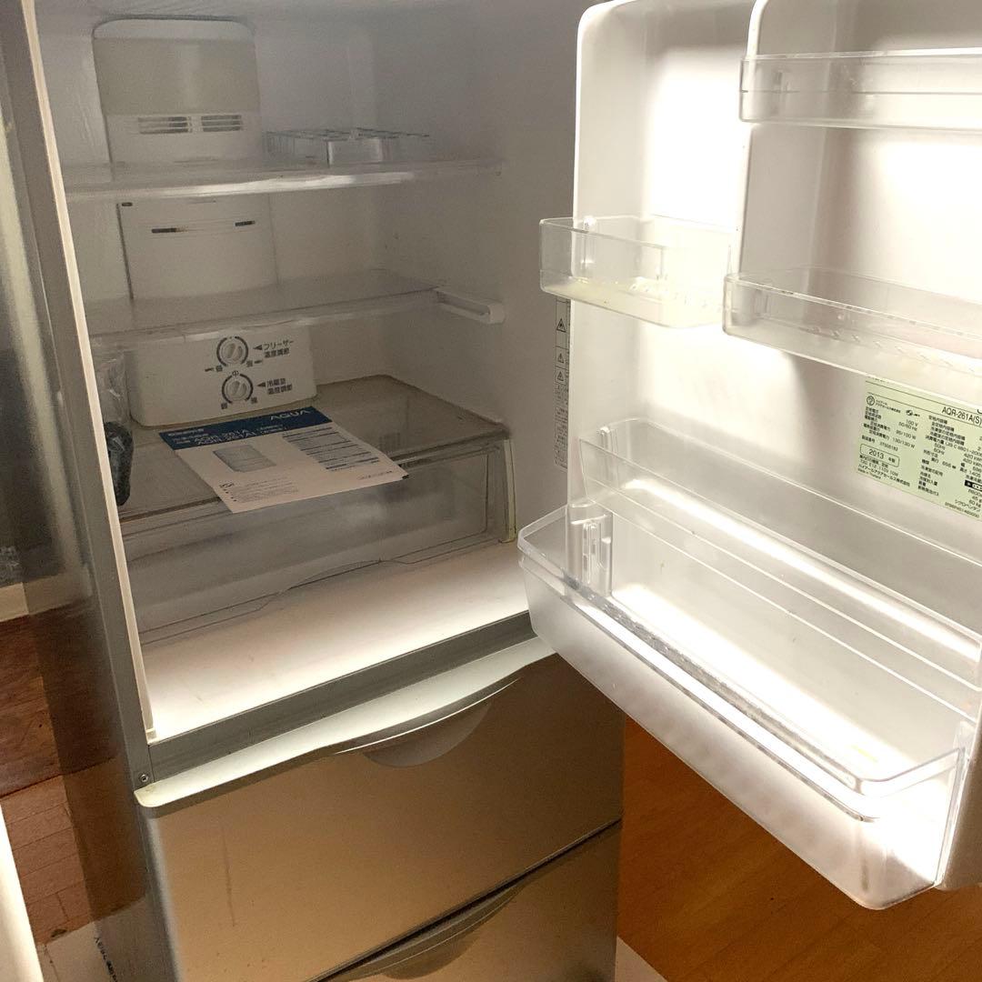 冷凍冷蔵庫AQUA左開き