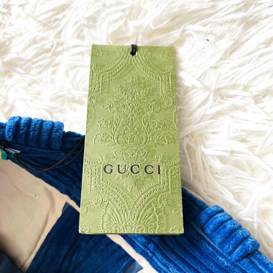 【新品タグ付き】グッチ×アディダス　パンツ　コーデュロイ　ホースビット　3ライン