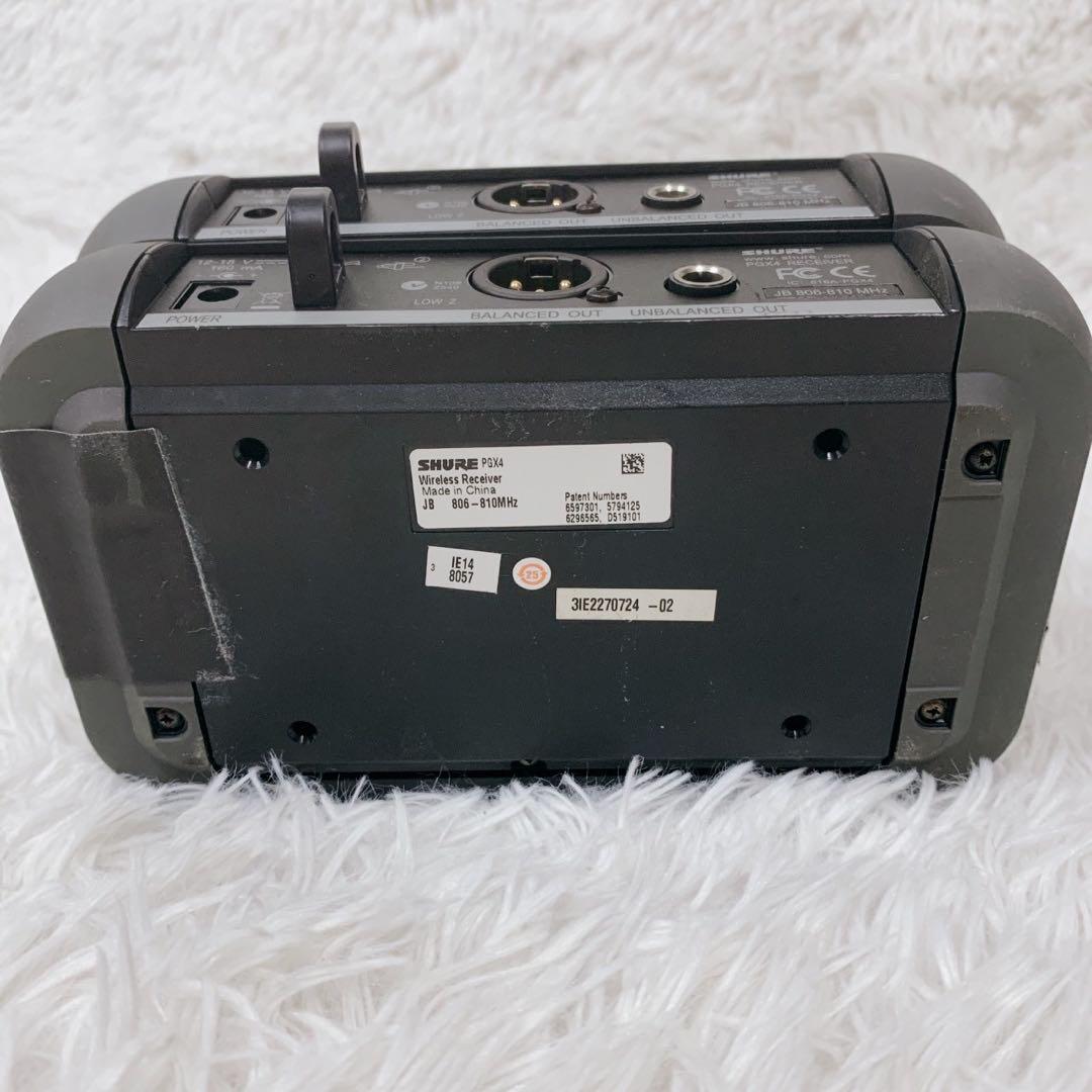 SHURE ワイヤレスシステム PGX4 電源アダプターなし 2台まとめ売り