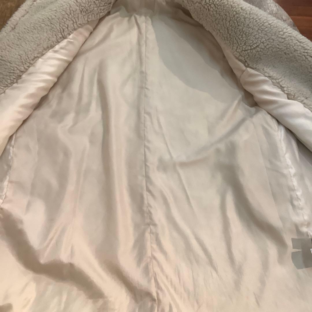 ELFRANK ボアロングベスト　テディベアジレ　サイズF