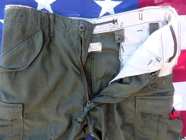 米軍実物 USED 1974”　M65フィールドパンツ M-R 269