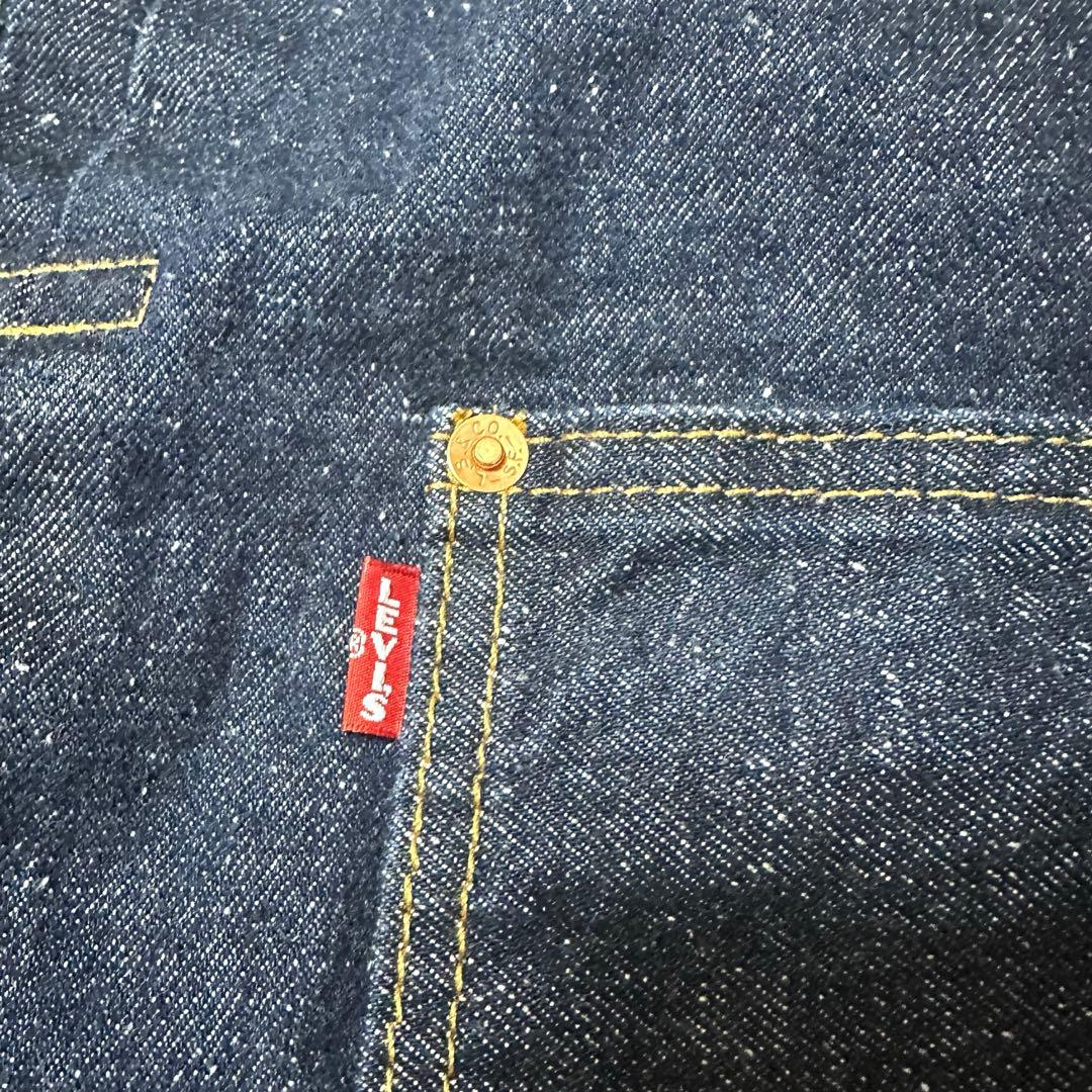 未使用に近いリーバイスプレミアム大戦型 デニムジャケット　XXL 濃紺