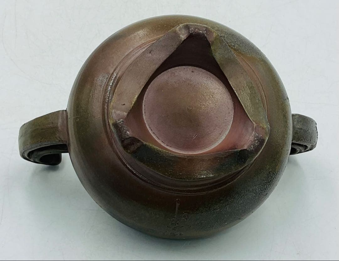 ◉【13】◉昭和初期の作品　木村陶峰　備前焼香炉　共箱　茶道具◉