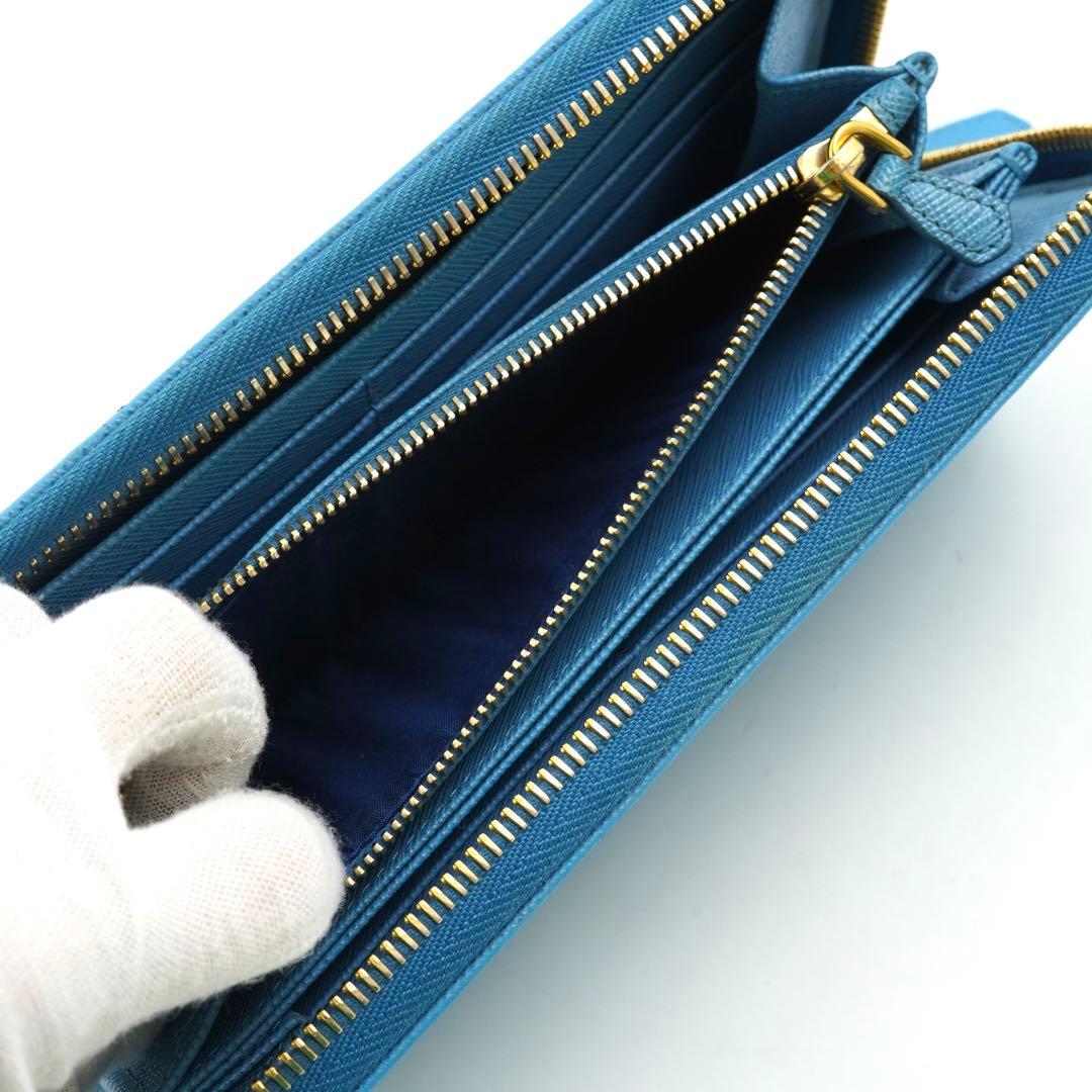 ✨未使用展示品・箱付き✨　PRADA 長財布　サフィアーノ　ラウンドファスナー