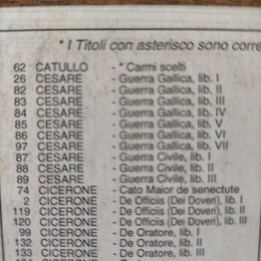 La Guerra Gallica(1~7, 7冊) Gullio CESARE