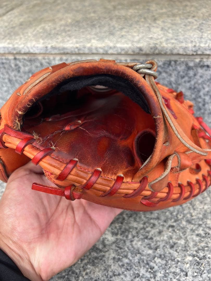 Rawlings PROFESSIONAL 硬式グローブ オレンジ
