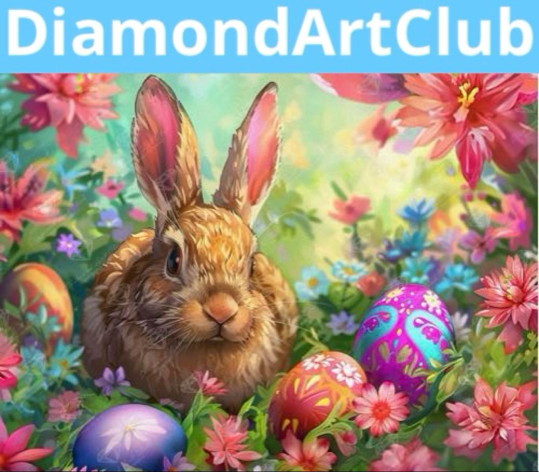 ダイヤモンドアートクラブ　DAC Hoppy Spring Bunny
