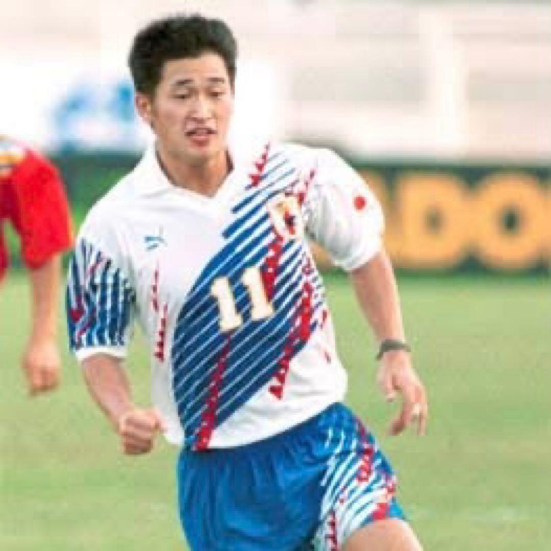 【★ドーハの悲劇】 古着 サッカー 日本代表 94年 ユニフォーム 炎 アウェイ