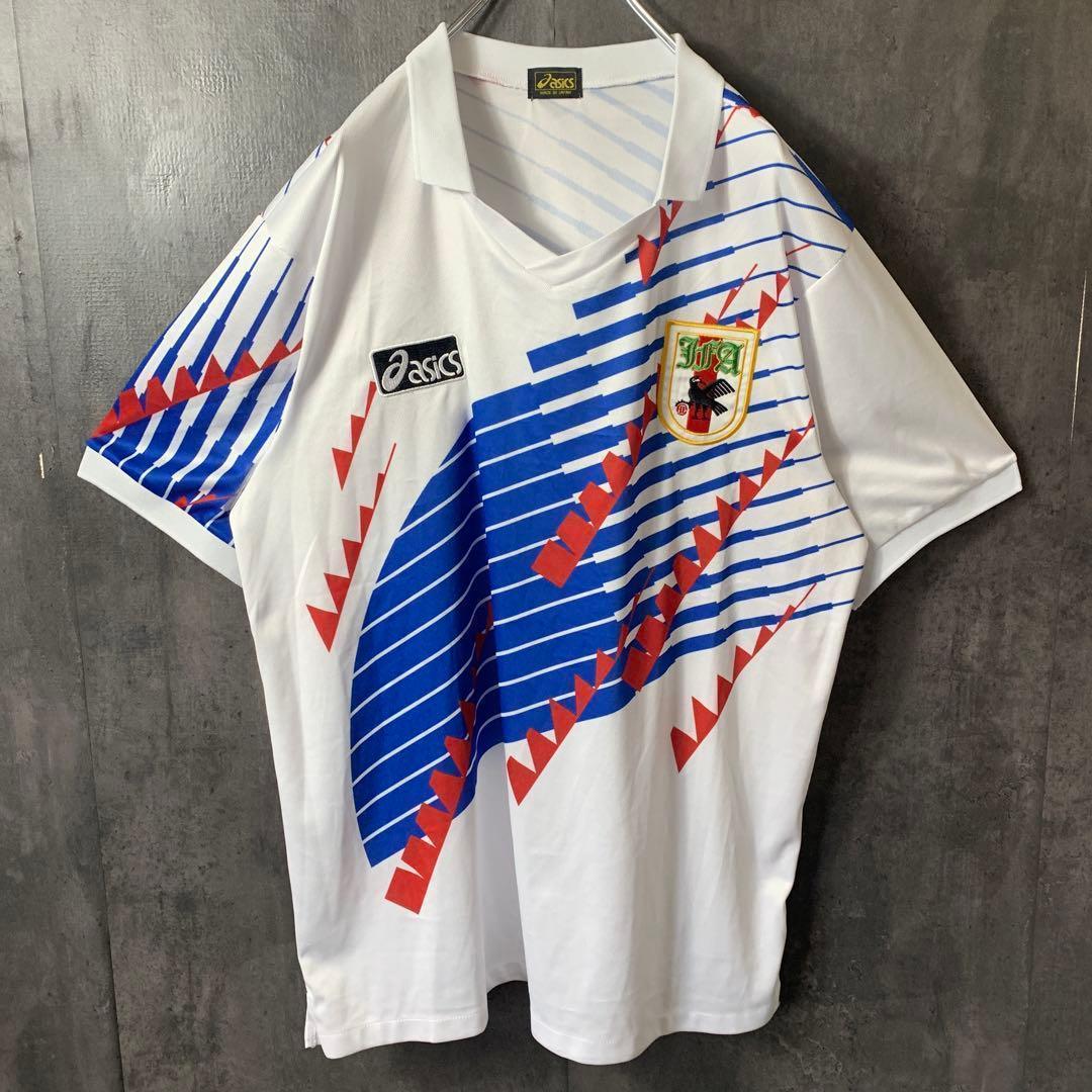 【★ドーハの悲劇】 古着 サッカー 日本代表 94年 ユニフォーム 炎 アウェイ