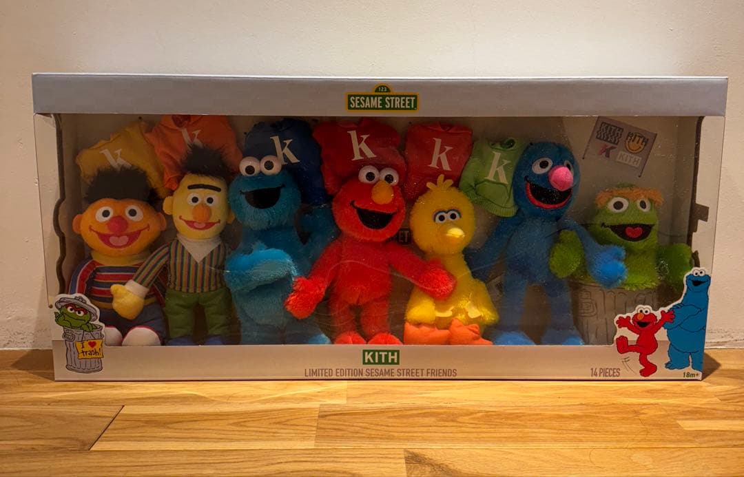 Kith Sesame Street Plush Set キス セサミストリート