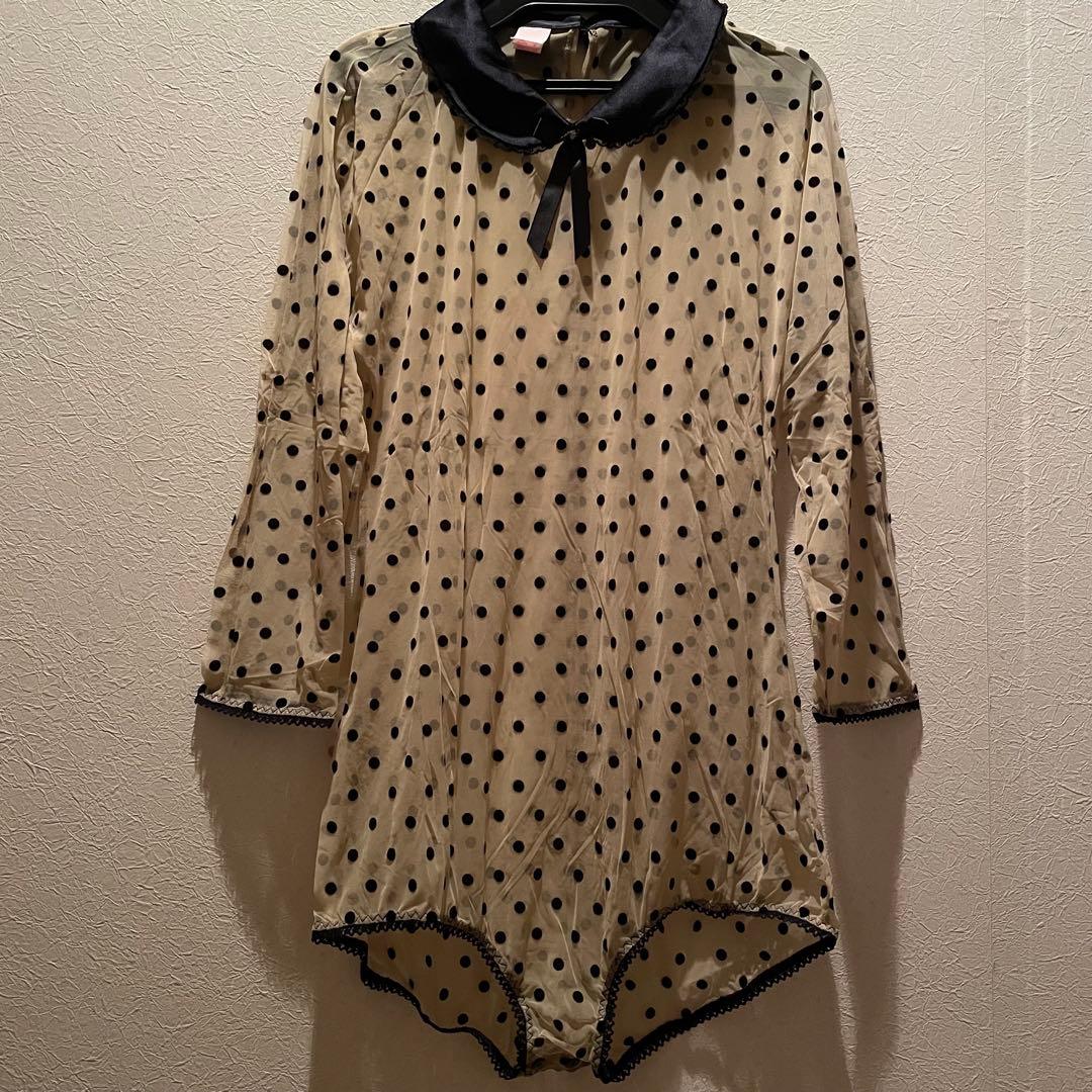 fifi chachnil ドット　ボディ　ブラウス　フィフィ