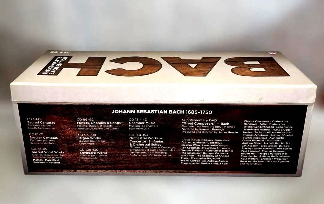 クラシック 217. THE COMPLETE BACH EDITION 153CD