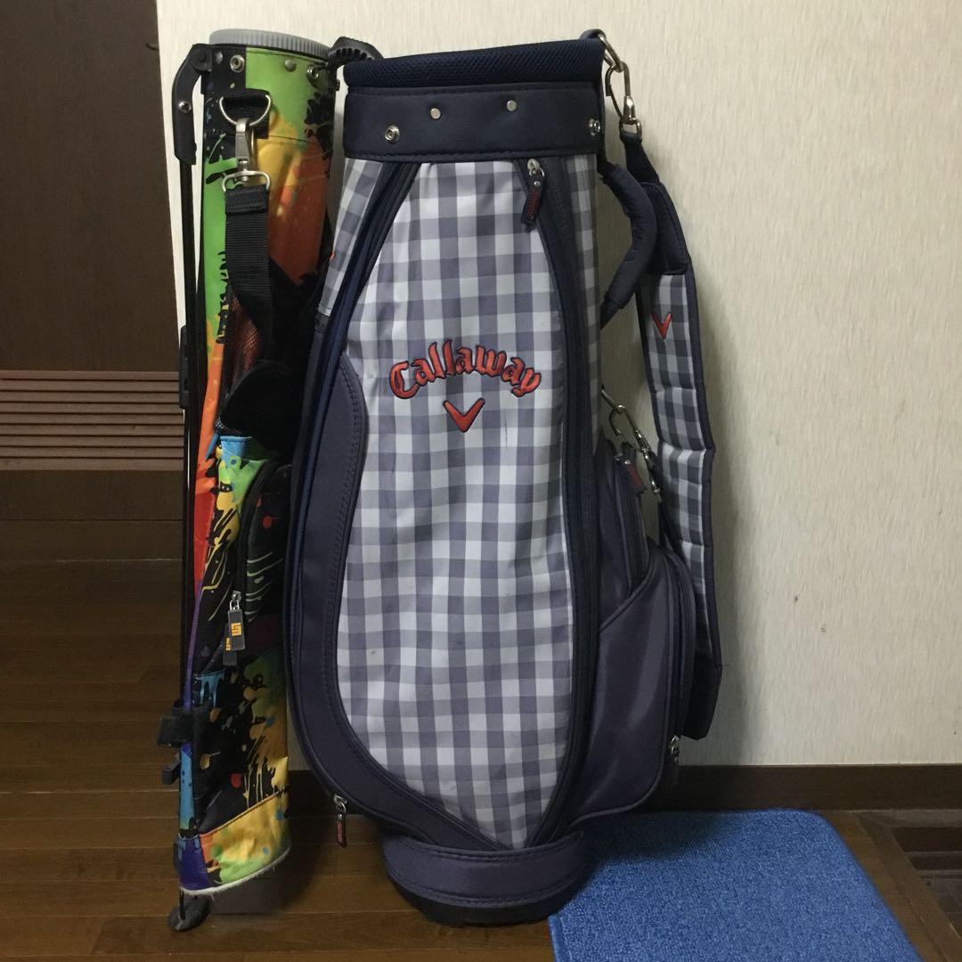 Callaway ゴルフバッグ チェック柄　サブバッグ付き
