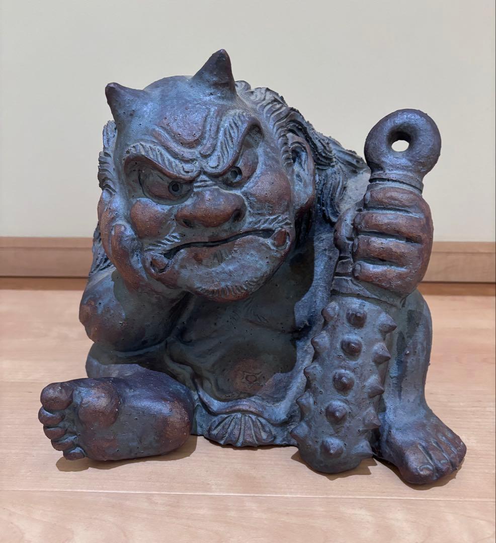 村秀　鬼もひるね　安田瓦　鬼瓦　魔除け