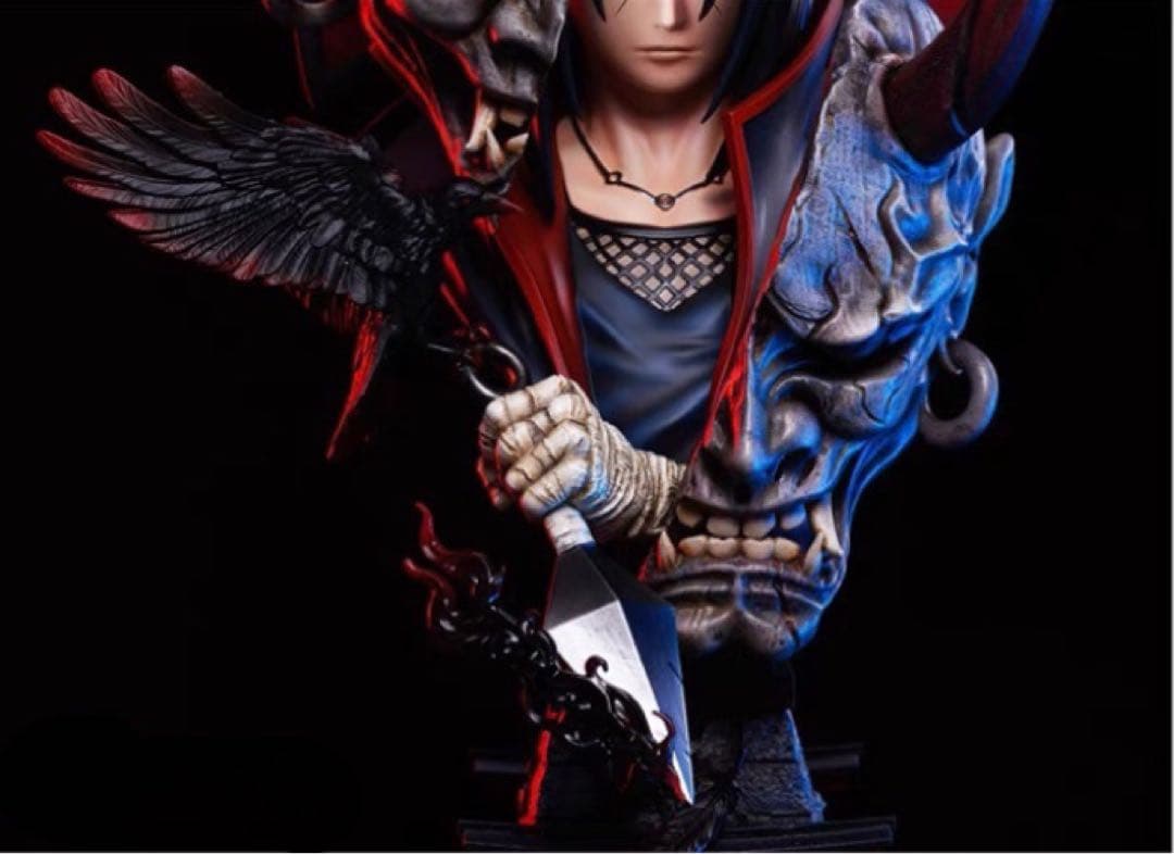 【新品】NARUTO ナルト うちはイタチ 半身 フィギュア ガレージキット