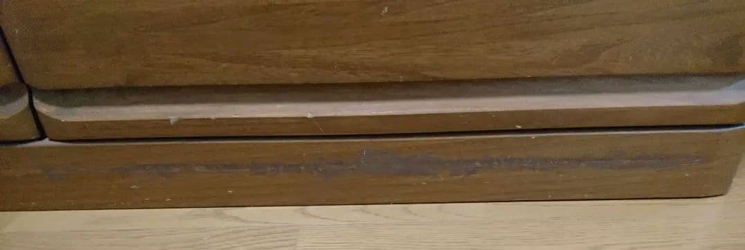 サンウッディ-ローチェスト3段 W140xD45xH84cm