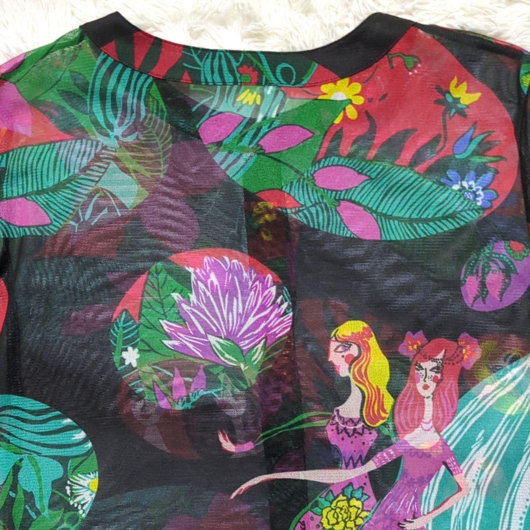 TOKUKO 1er VOL　前開き チュニック　羽織物　民族衣装　女性　お花