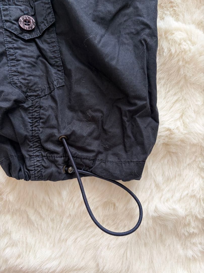 MAHARISHI ブラック ワークパンツ M-REG