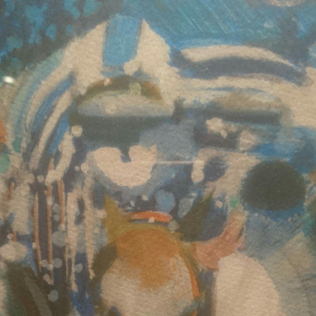 新品 馬騎手の絵画