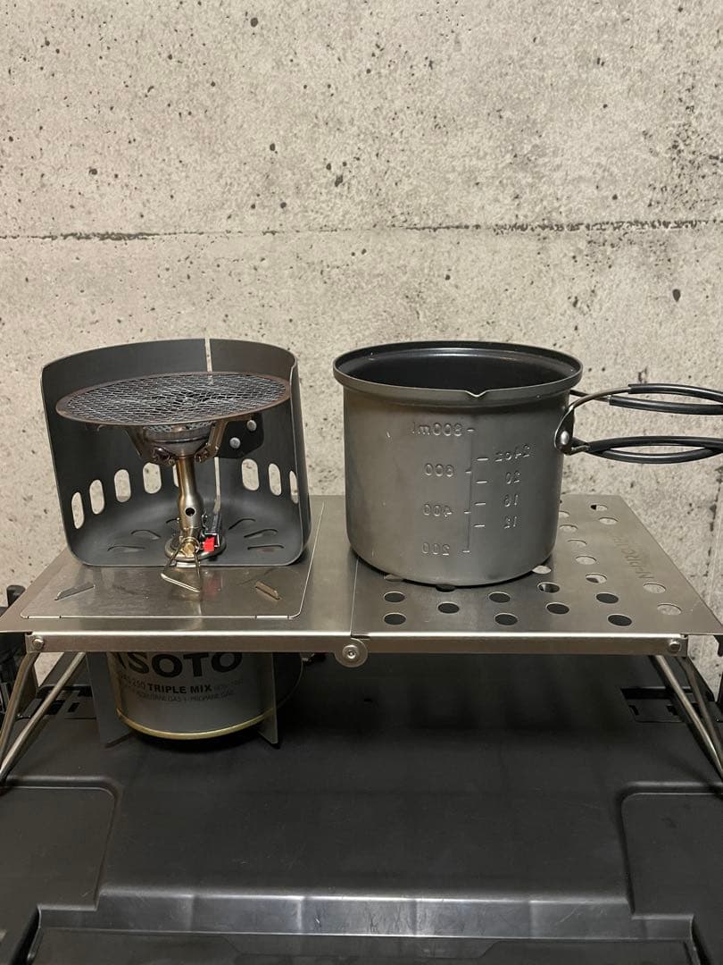 n-project折畳式テーブル、sotoアミカス、Optimus 風防他