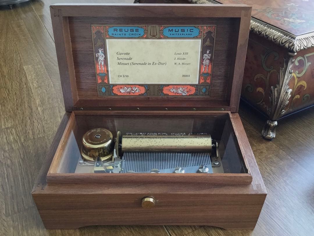 リュージュ　オルゴール　50弁　アマリリス他（3曲）