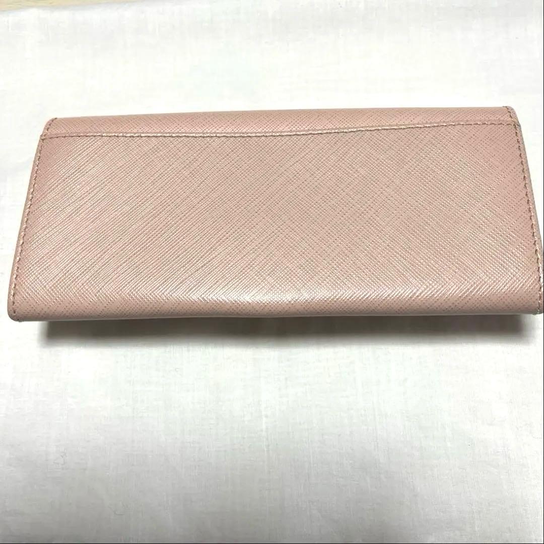 美品　フェラガモ　長財布　ヴァラリボン　レザー　ピンク