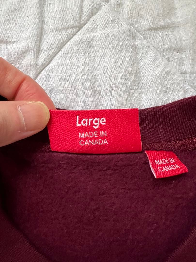 トップス Supreme 20AW Aerial Crewneck Burgundy