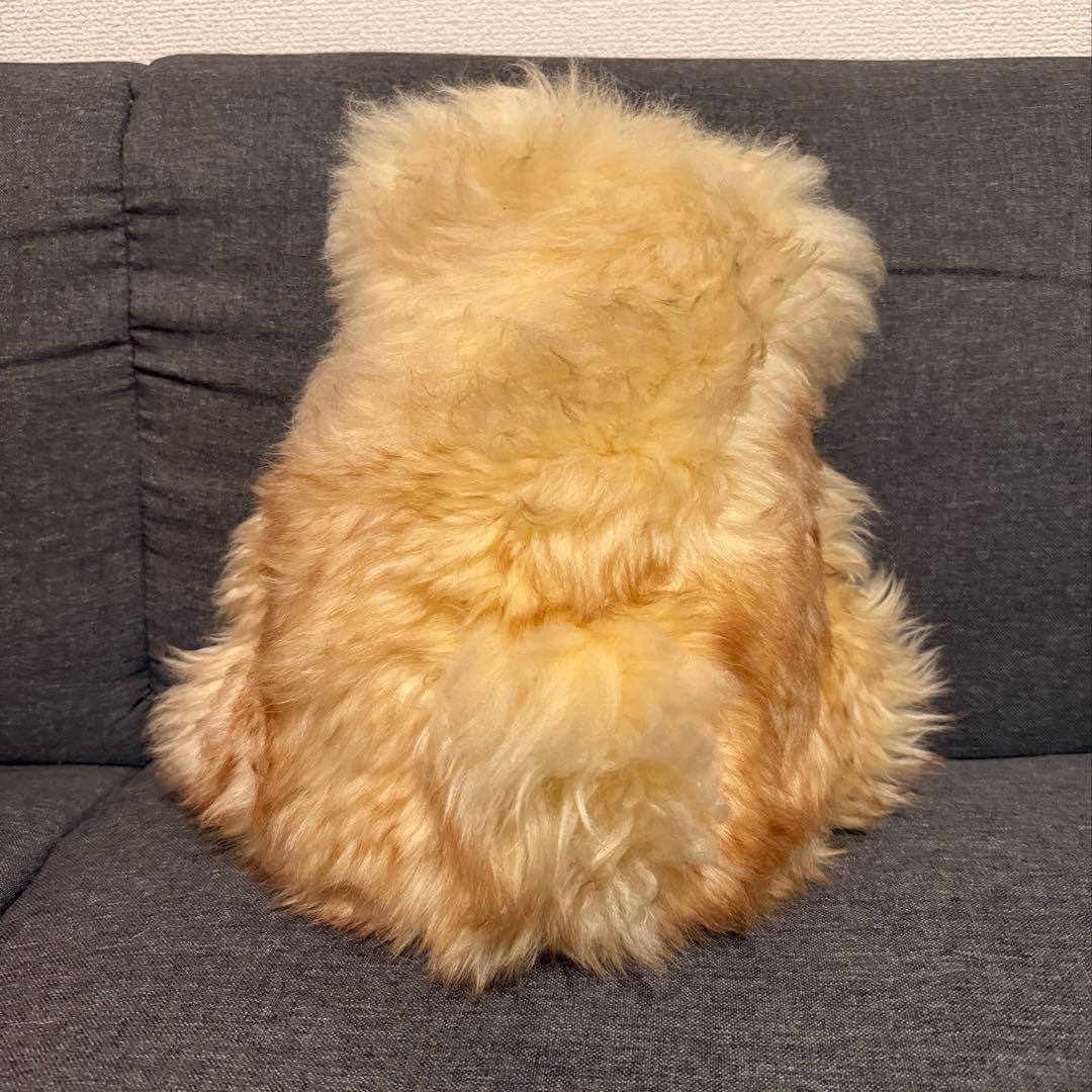 【レトロ】ニュージーランド製 テディベア 犬 ぬいぐるみ アンティーク 当時物