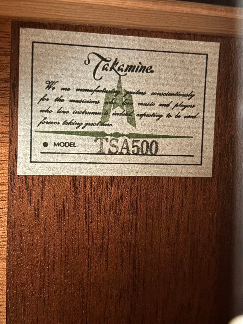 TAKAMINE TSA500 アコースティックギター