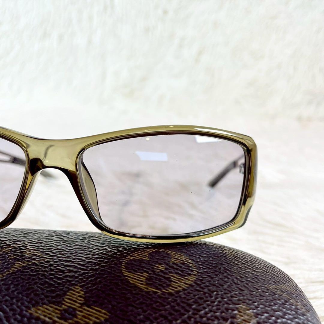 美品　GUCCI　GGロゴ　サングラス　GG1486　ブラウンレンズ・フレーム