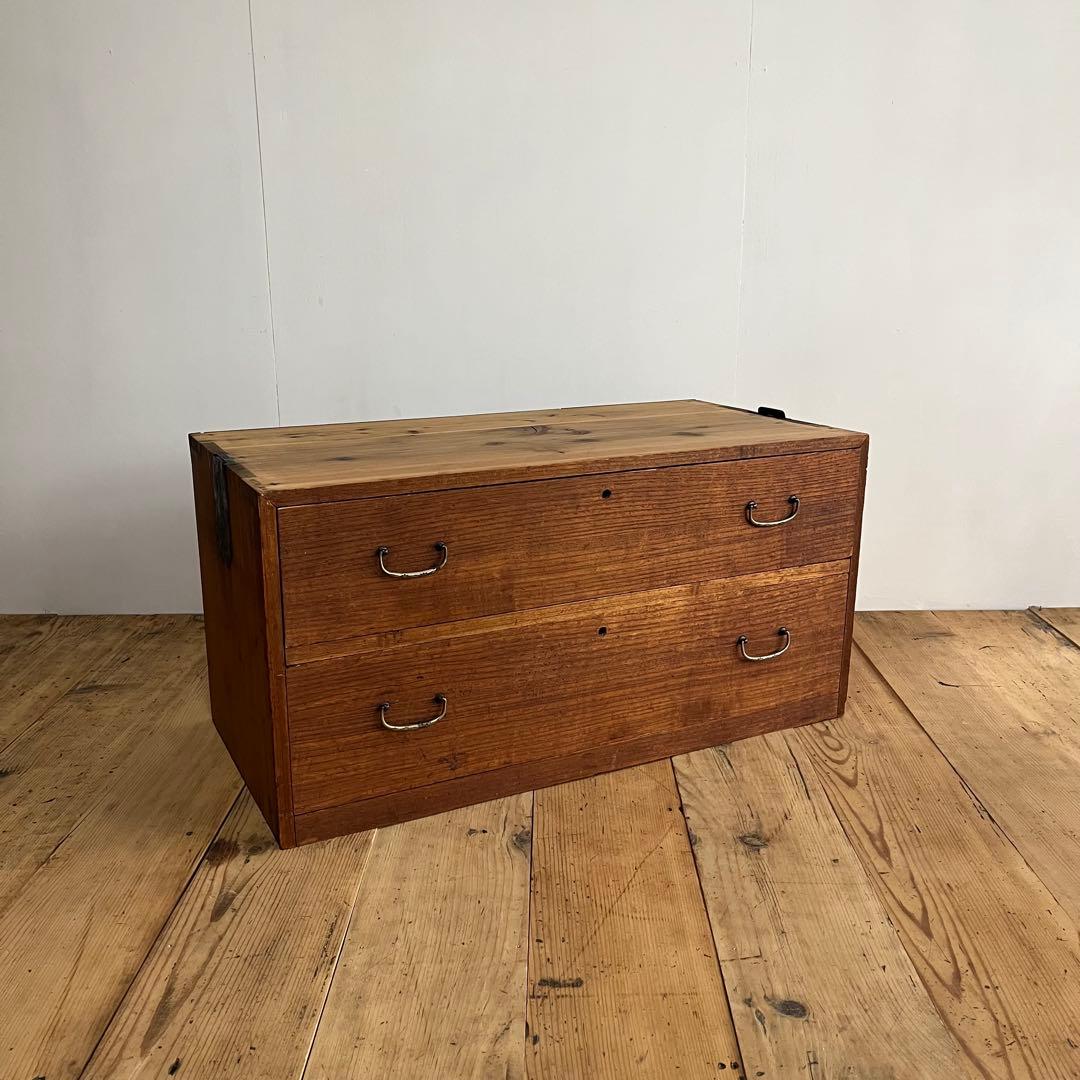 アンティーク タンス チェスト テレビ台 ローボード 展示台 z711