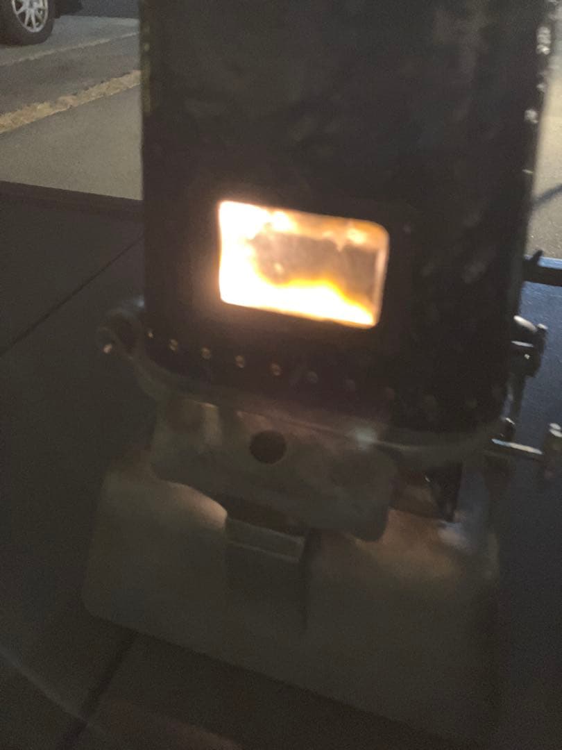 激レア！ 実働/美品 ビンテージ アイロンストーブ　ダブルバーナー　アルミニウム