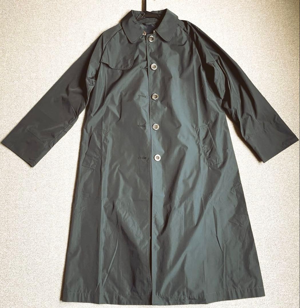 Aquascutum レディースダークグリーン レインコートM