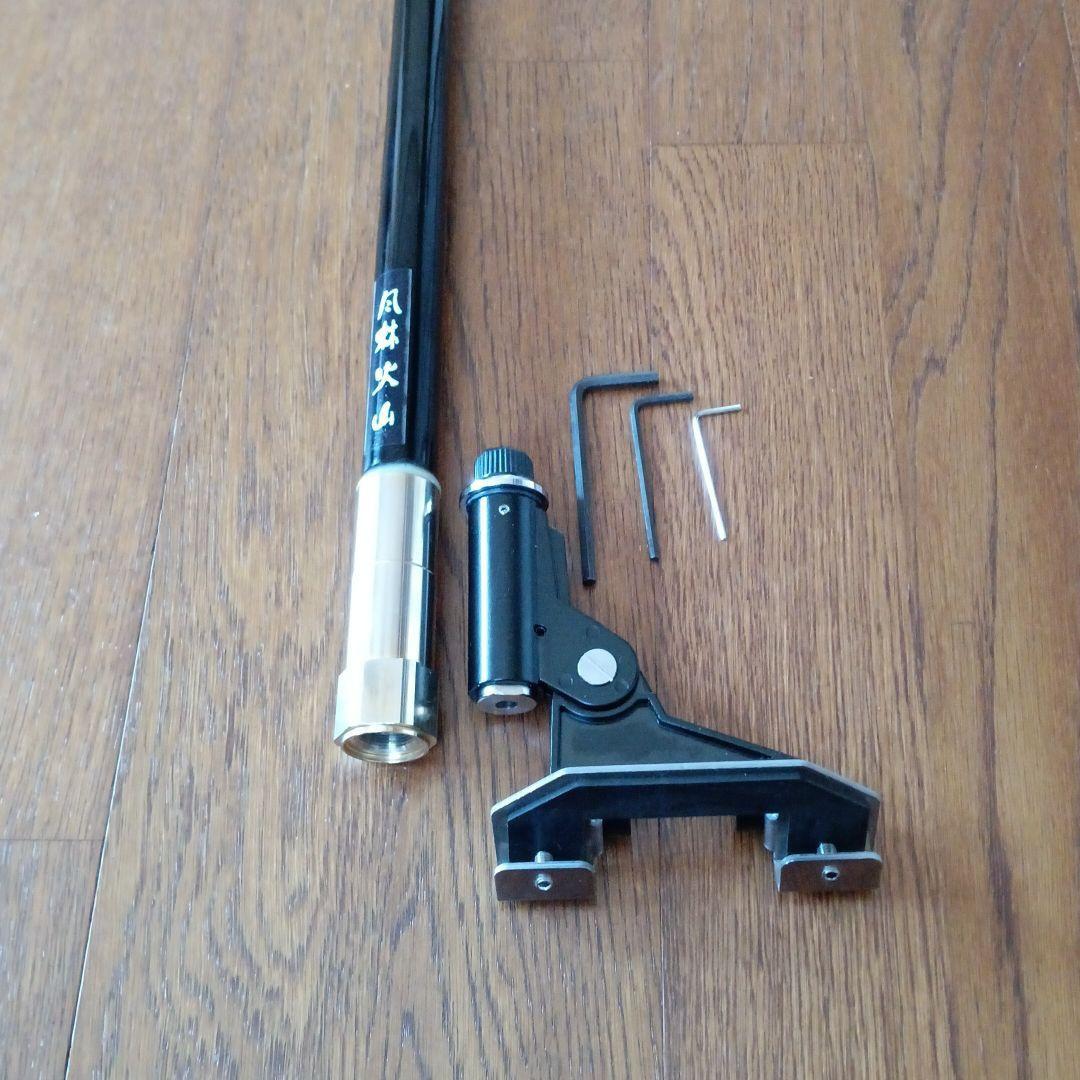 国産パイオニアパーソナルアンテナタイプ・取り付基台風林火山黒色