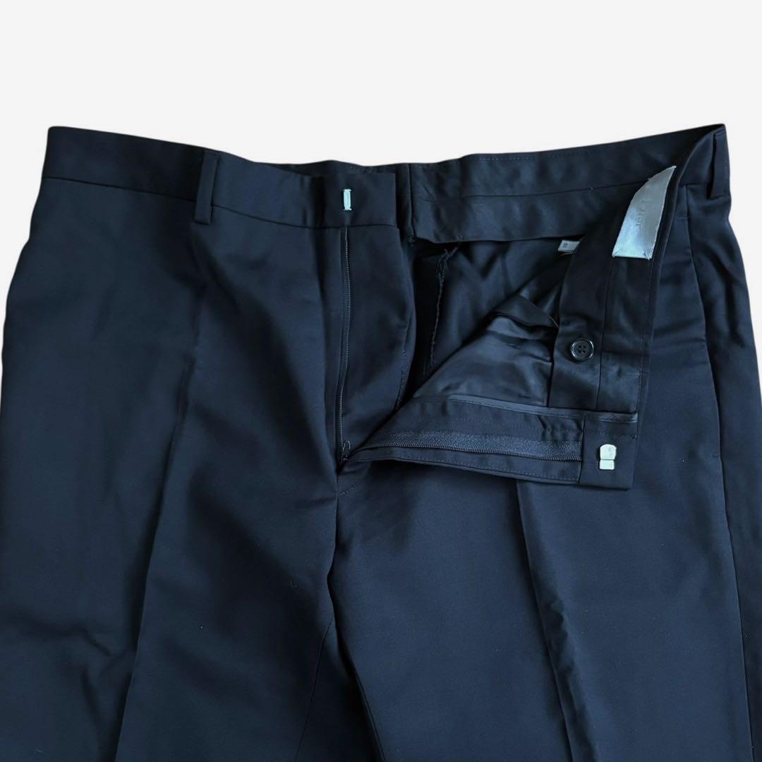 ディオールオム DIOR HOMME スラックスパンツ ウール 52 ブラック